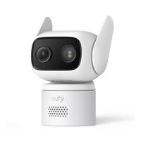 eufy Security - Cam C31 Solo, caméra de sécurité solaire, Blanc-Utilisation flexible à l'intérieur et à l'extérieur : Grâce à son design compact et à ses options d’installation flexibles, la caméra  C31 est idéale pour votre salon, l’entrée ou l’extérieur. Certifiée IP66, elle peut être installée dans plusieurs positions grâce au support et au câble de recharge étanche fournis
