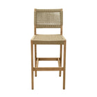 Zuo - Corde Tabouret de bar - Beige-Résistant aux intempéries