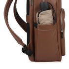 Bugatti - Sac à dos professionnel de la collection Wellington pour ordinateur portable jusqu’à 15,6 po - Cognac-Compartiment arrière rembourré pour ordinateur (jusqu’à 15,6 po)