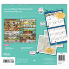MotherWord - Calendrier mural mensuel 2026-2027 à onglets - 11 po H x 12 po l - anglais-Chaque page couleur est remplie d'illustrations de l'artiste canadien Scott Lucescu