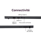 Lenovo - IdeaPad 3x 15,3 po avec écran tactile – Qualcomm Snapdragon série X – SSD de 1 To – 16 Go de mémoire vive (RAM) – Windows 11 Famille – Gris-Stockage sur disque dur/SDD: SSD de 1 To