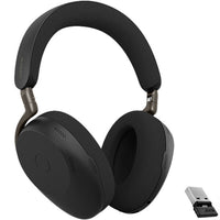 Jabra - Evolve3 85 UC USB-A - Noir-Fonctionnant avec une batterie lithium-ion rechargeable avec une charge complète allant jusqu’à deux heures et une capacité de charge rapide