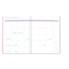 Orange Circle Studio - 2027  Agenda mensuel Just Right - Cabana Stripes -  9.75" x 7.50" - Couleur assortie - Bilingue-5