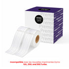 Premium Tape - Compatible avec Dymo 30327 Étiquettes pour Chemises de Classement - Noir sur Blanc - 9/16" x 3-7/16" - 260 Étiquettes-Fabricant: Nu-Tone Brand