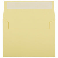 JAM Paper - Enveloppes d'invitation colorées A9 avec fermeture autocollante - 5 3/4 x 8 3/4 - jaune canari - Paquet de 100-Ces enveloppes sont parfaites pour envoyer des invitations, des cartes de voeux, des RSVP, des cartes de remerciement, des cadeaux d'anniversaire, des remises de diplômes, des vacances et plus encore