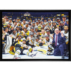 Pittsburgh Penguins 20x29 2017 Stanley Cup - Toile encadree - 31" x 22"-Impression sur toile de qualité supérieure avec bordures enveloppées