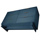Manhattan Comfort - Granville commode double large moderne 55,04 po - bleu minuit-10