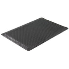 Edgewood - Tapis Foam Fusion Anti-Fatigue Avec Surface Laminée à Motifs De Losange - 3 pi l x 5 pi L x 5/8 po P - Noir-Pour Usage Moyen