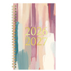 Blueline - Agenda Scolaire Hebdomadaire/Mensuel - 8 po H x 5 po l - Motif Splash - Bilingue-Présentation hebdomadaire lignée