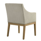 Modway - Alton Tissu tapis Fauteuil à manger - Lin naturel-Assemblée requise