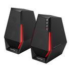 Hecate by Edifier - G1500 Enceintes stéréo de jeu multi-entrées Bluetooth avec lumières RGB - Noir-Avec la carte d'effets sonores professionnelle intégrée, l'algorithme d'égalisation finement réglé pour les jeux, les films et la musique, profitez d'une variété de divertissements audiovisuels