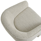 Modway - Greer Tissu Boucle Rembourré Fauteuil d’accent - Parchemin-8