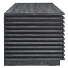 Modway - Render Établi de rangement - Charbon de bois-Découpes de sécurité