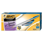 BIC - Stylos à bille Cristal - 1,0 mm - bleu - Paquet de 12-Le stylo Stic classique