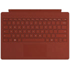 Microsoft - Housse de protection Surface Pro Signature, canadienne française, rouge coquelicot-Ultra-mince, mais fonctionne comme un clavier d’ordinateur portable complet et traditionnel