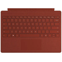 Microsoft - Housse de protection Surface Pro Signature, canadienne française, rouge coquelicot-Ultra-mince, mais fonctionne comme un clavier d’ordinateur portable complet et traditionnel
