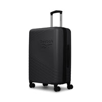 Reebok - Valise d'enregistrement rigide 26po de la collection Repetition - Noir-Fabriqué en ABS/PC léger et résistant