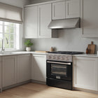 Kucht - 30 po Série KDF Cuisinière Pro Style au gaz propane - Acier inoxydable/Noir-Allumage électronique avec rallumage automatique pour une sécurité accrue et un contrôle fiable de la flamme, réduisant les risques de fuite de gaz