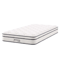Modway - Jenna 8 po Ressorts et mousse Matelas simple-Housse matelassée pour oreiller
