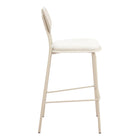 Zuo - Zeal Tabouret de bar - Gris pâle/Beige - Ensemble de 4-Dimensions: 22,0 po L x 18,7 po L x 40,9 po H