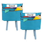 C-Line - Medium Chair Cubbie , 15 po , Bleu bord de mer, Pack de 2-Ce produit innovant utilise la chaise de l'étudiant pour devenir un lieu de stockage d'approvisionnement pour les dossiers, les classeurs, les boîtes de rangement et plus encore