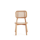 Manhattan Comfort - Versailles 18,5 po Chaise de salle à manger style industriel chic - Naturel - Lot de 2-Siège en contreplaqué
