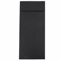 JAM Paper Enveloppes à ouverture au sommet avec fermeture gommée, 5 x 11 1/2 po, noir, 1000/paquet-Noir
