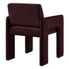 Modway - Daven Cuir végane Fauteuil à manger in Mûrier-Assemblée requise