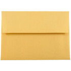  JAM Paper Enveloppes d'invitation métalliques A1 à 4 barres - 3,625 x 5,125 po - Stardream Gold - paquet de 25-Couleur : Stardream doré.