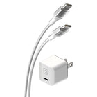 Scosche - PowerVolt 30 W et câble tressé Premium 8 pieds - Blanc-La puissance 30 W USB-C offre une charge et un transfert de données rapides