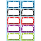 Ashley – Porte-noms magnétiques, pois colorés, paq./40 (ASH10118)-Motif : Petits pois