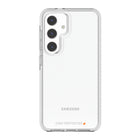AXS - Crystal Shield Étui D3O pour Samsung Galaxy S24 - Transparent-Protection anti-UV pour afficher clairement le design original de votre cellulaire