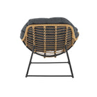 Manhattan Comfort - Ensemble moderne Benson de 3 pièces pour patio avec fauteuils à bascule - Gris - Lot de 3-Assemblage à domicile requis Tout le matériel inclus