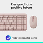 Logitech - Ensemble souris et clavier sans fil Bluetooth MK250 - Rose-10