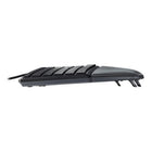 Cherry - Clavier ergonomique filaire KC 4500 ERGO - Noir-Des commandes supplémentaires comme le volume haut/bas sur les boutons F
