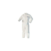 Kimberly-Clark – Combinaison avec fermeture à glissière à l’avant, Kleenguard A40, blanc, 2TG, 12/paquet (44305)-Matériau : Microporeux