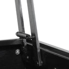 HOMCOM - Table basse moderne relevable 39 po avec compartiment de rangement caché - noir-Matériau : Panneau de particules