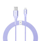 LOGiiX - Vibrance Braid 1,2 M USB-A vers Lightning - Lavande-Câble USB-A vers Lightning de 1,2 m (*3,94 pi) pour charger et synchroniser les appareils Lightning.