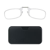ThinOptics 1.0 Rouge Lecteur avec Pod Blanc Universel - Rouge-Le produit comprend les lunettes de lecture ThinOptics et l'étui universel avec un adhésif sans résidu à coller sur votre téléphone / étui ou toute autre surface dure et plate
