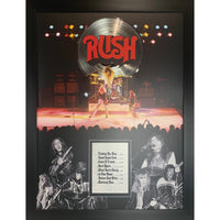 RUSH First Album Collage - Impression encadree - 29" x 38"-Qualité supérieure - music memorabilia