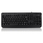 Adesso - Clavier multimédia USB avec Hub intégré - Noir-Clavier multimédia USB avec hub intégré