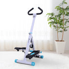 Soozier - Stepper Machine D’Exercice - Stepper D’Escalier Avec Guidon - Turquoise-Construction en acier robuste avec finition blanche, stable et solide  