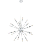 Modway - Gamut Métal Lustre-Lustre moderne du milieu du siècle