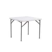 TygerClaw - Table pliante carrée polyvalente pour une utilisation intérieure et extérieure-Capacité de charge importante permet des charges jusqu'à 100 kg pour usage commercial