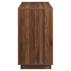 Modway - Bulwark 6 tiroirs Commode, Noyer-Glissières de plancher sans marquage