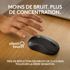 Logitech - M240 Silent Souris sans fil - Graphite-Longue durée de vie de la batterie : Jusqu’à 18 mois d’autonomie avec la fonction de mise en veille automatique économe en énergie permettant d’espacer les changements de piles (2)