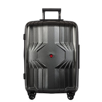 Air Canada - Tokyo Valise Rigide Pivotante de 24 po - Noir-Construit en matériau ABS + Film Polycarbonate durable et léger