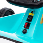 Qaba - Kart à pédales électrique pour enfants 6V 7AH à batterie - bleu-Couleur : Bleu 