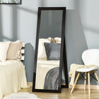 HOMCOM - Miroir pleine longueur - 20,1 po l x 57,9 po H - marron-Miroir épais pour une finition éclatante et élégante 
