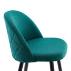 Modway - Cordial Tissu Tabourets de bar - Sarcelle - Ensemble de 2-9